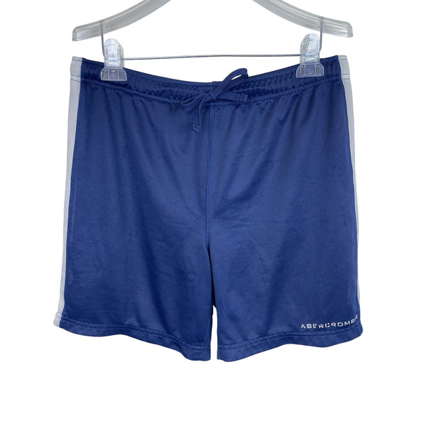 Abercrombie & Fitch Mens Gym Issue Shorts Medium Blue Polyester