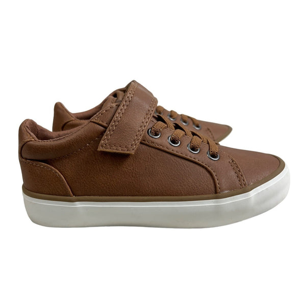 1901 Boys Lace Up Leather Look Sneakers Sz 10M - NWOB