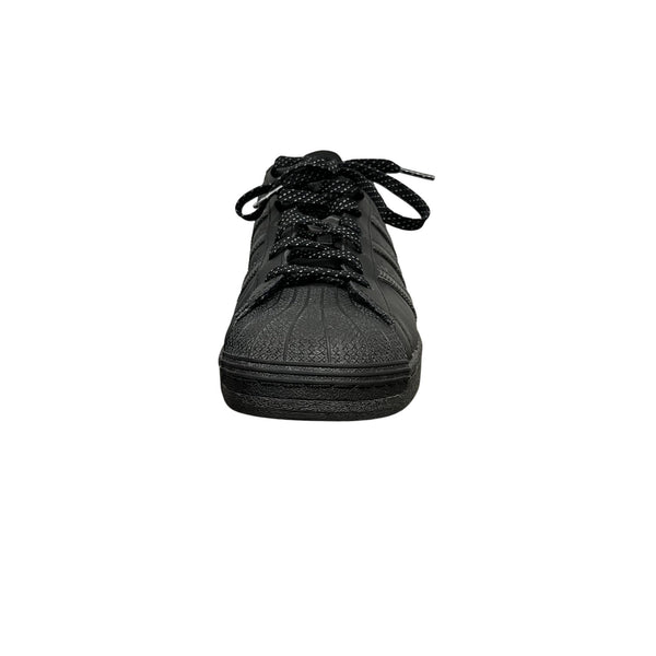 Adidas Mens Black Synthetic Superstar Casual Sneakers Size 12 US