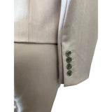 Anne Klein Womens Light Pink Two-Piece Office Suit With Blazer & Trousers Sz 10p - 14p