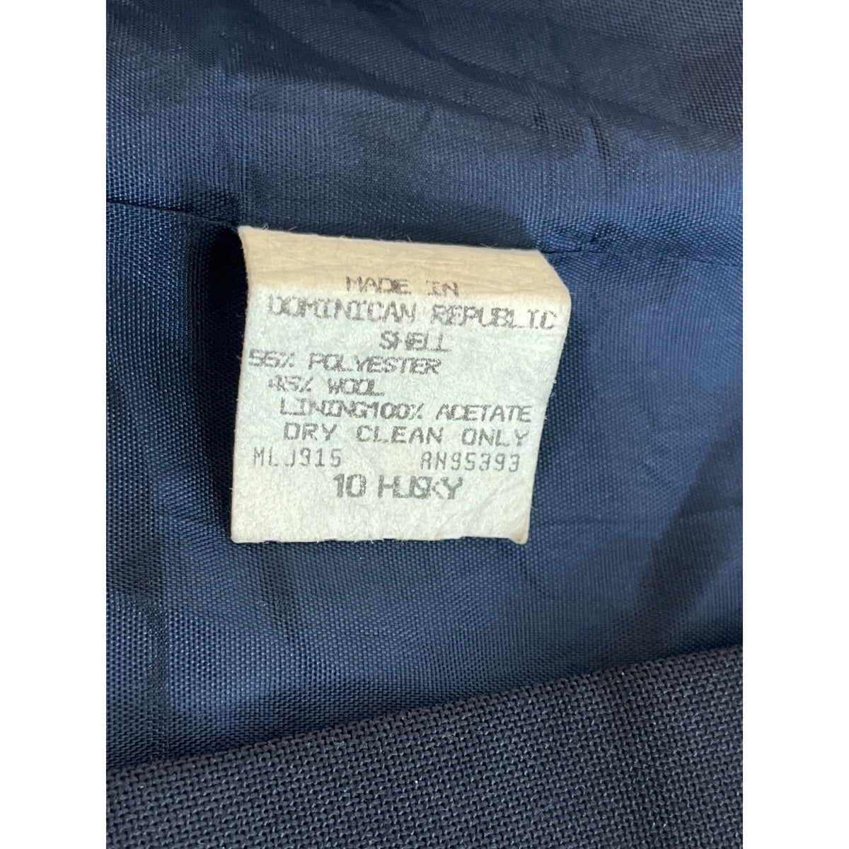 Nordstrom Women's Navy Blue Gold Tone Buttons Long Sleeve Blazer Sz 10