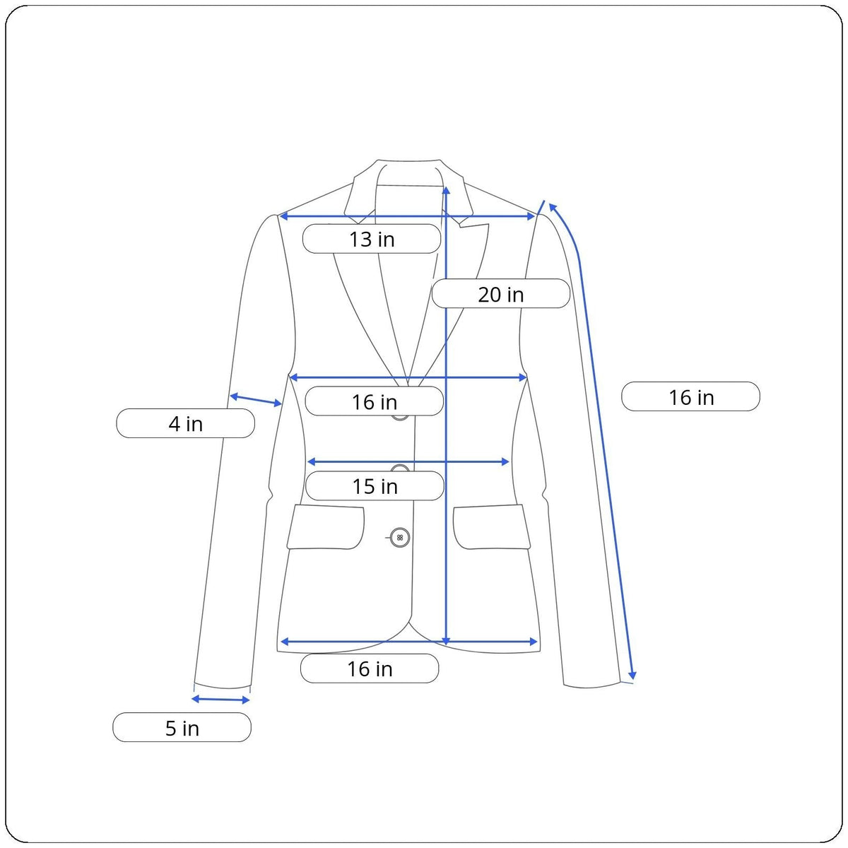 Nordstrom Women's Navy Blue Gold Tone Buttons Long Sleeve Blazer Sz 10