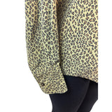 Vintage Anne Pinkerton Women’s Leopard Print Button-Up Shirt Size M - New