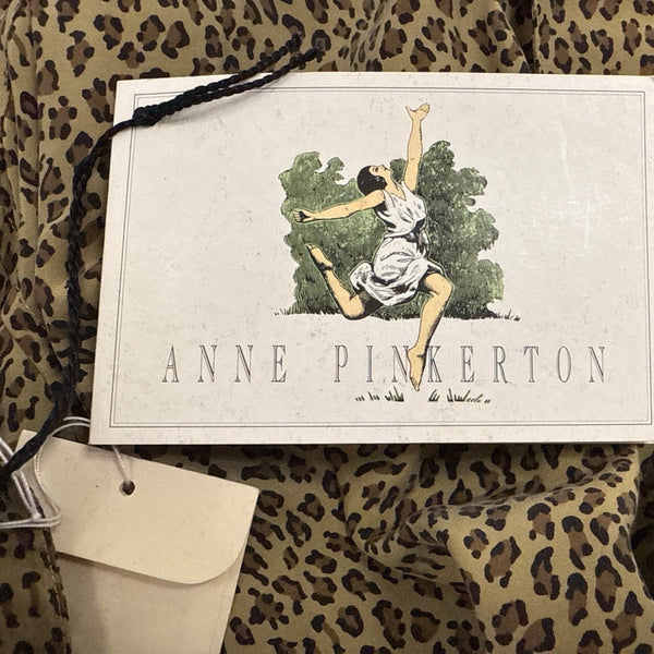 Vintage Anne Pinkerton Women’s Leopard Print Button-Up Shirt Size M - New