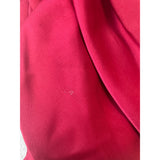 Vintage Women's Red Button Up Collar Shirt Dress Sz S
