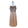 Revelry Womenβs Rose Gold Sequin Top & Blush Pink Tulle Skirt Set Sz 4XL 28