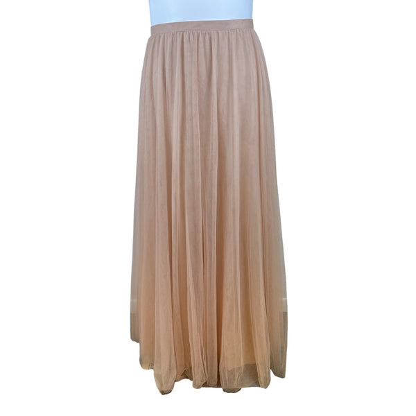 Revelry Women’s Rose Gold Sequin Top & Blush Pink Tulle Skirt Set Sz 4XL 28