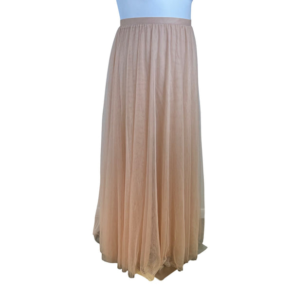 Revelry Women’s Rose Gold Sequin Top & Blush Pink Tulle Skirt Set Sz 4XL 28