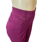 JM Collection Women's Purple High Rise Working Pants Sz 18 - NWT
