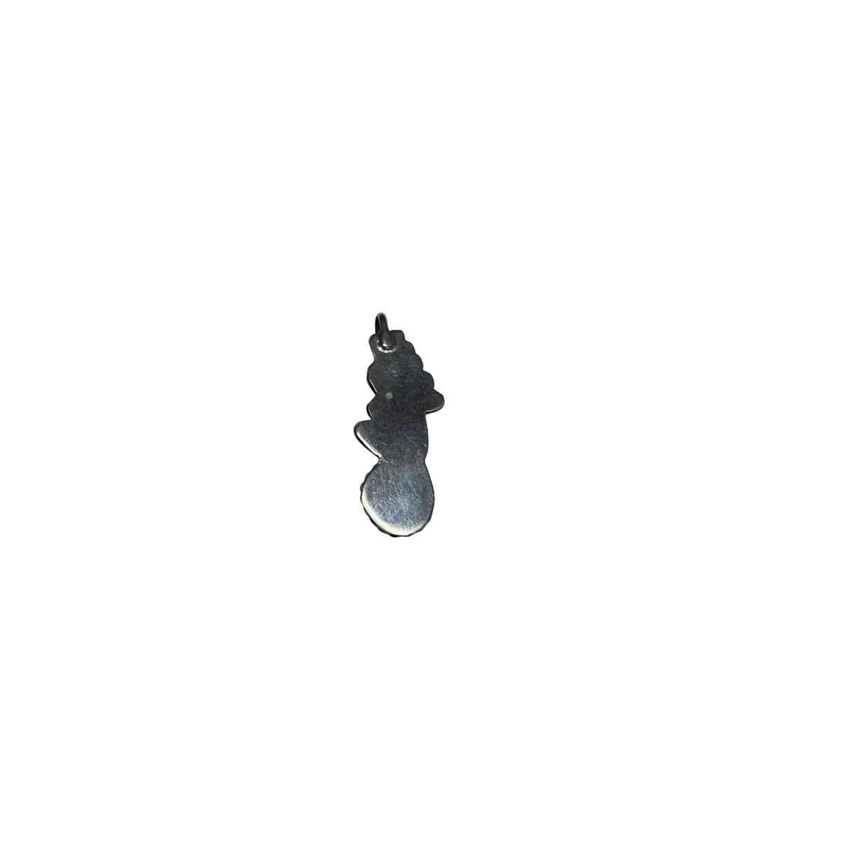 Vintage Sterling Silver Blue Gemstone Detailed Pendant