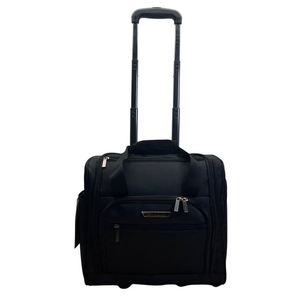Travelers TPRC Black 2-In-1 Rolling Carry-On Bag With USB Port