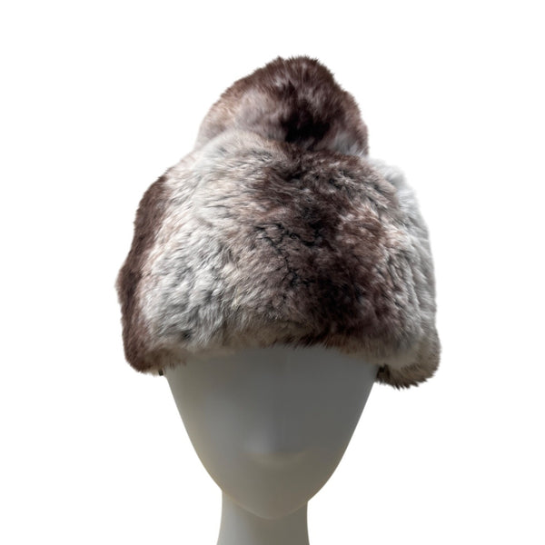 Vintage Erlebacher Irene Of New York Mink Fur Hat With Pom Accent