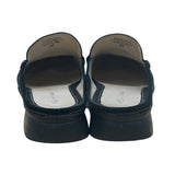 Anne Klein Women's Black Suede Leather Slip-On Maarthus Mules Size 9M