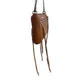 Rebecca Minkoff Women's Tan Brown Chain Strap Shoulder Bag Sz M -
