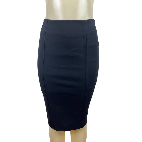 White House Black Market Womens Black Pencil Skirt Size 2 - New