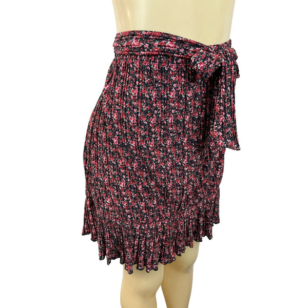 Dex Women's Red Straight Floral Pattern Skirt Sz XL - NWT