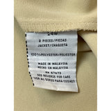 Danny & Nicole Women's Tan Shawl Collar Peplum Waistline Blouse Sz 24W- NWT