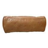 Arden B Women's Brown Animal Print With Bronce Details Leather Handbag Sz M