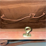 Arden B Women's Brown Animal Print With Bronce Details Leather Handbag Sz M