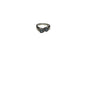 Sterling Silver Womens Blue Topaz Double Stone Ring Size 7 Elegant Vintage