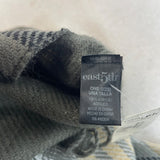 Unisex One Size East 5th Warm Toned Colored Plaid Shawl New