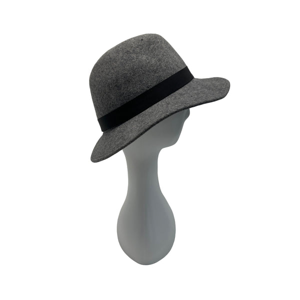 Brigthes Georgeet Clyne Fine Clothes Gray Felt Fedora Hat