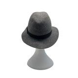 Brigthes Georgeet Clyne Fine Clothes Gray Felt Fedora Hat