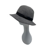 Brigthes Georgeet Clyne Fine Clothes Gray Felt Fedora Hat