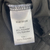 Astrageous Black Sleeveless Velvet Sleeveless Shirt Ruffle Neck Sz S - New