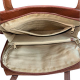 Vintage Gianni Bernini Women's Brown Shoulder Bag Sz M