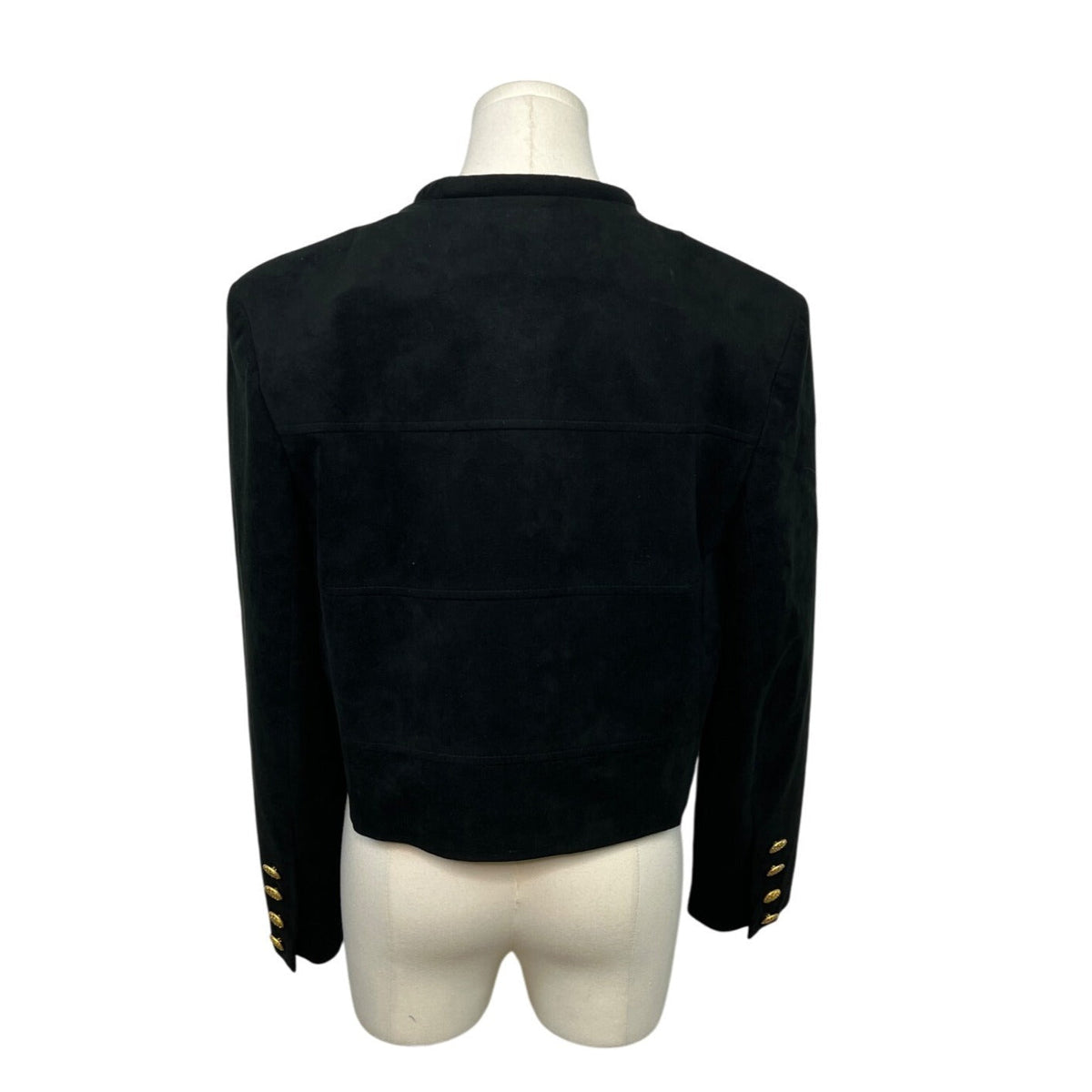Vintage Count Rami Ltd Black Suede Jacket Classic 70s/80s Jo Robinson Inc. Sz 10
