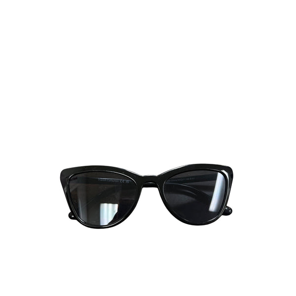 French Collection Womens Black Cat-Eye Sunglasses Lightweight Frame UV Protection Eyewear Stylish