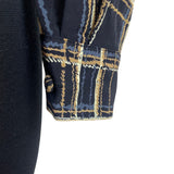 Vintage Yves St. Clair Plaid Button-Up Blouse