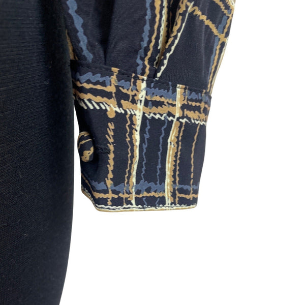 Vintage Yves St. Clair Plaid Button-Up Blouse