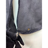 Vintage Cullinane Black Cardigan Sweater with Velvet Bow Detail Sz S