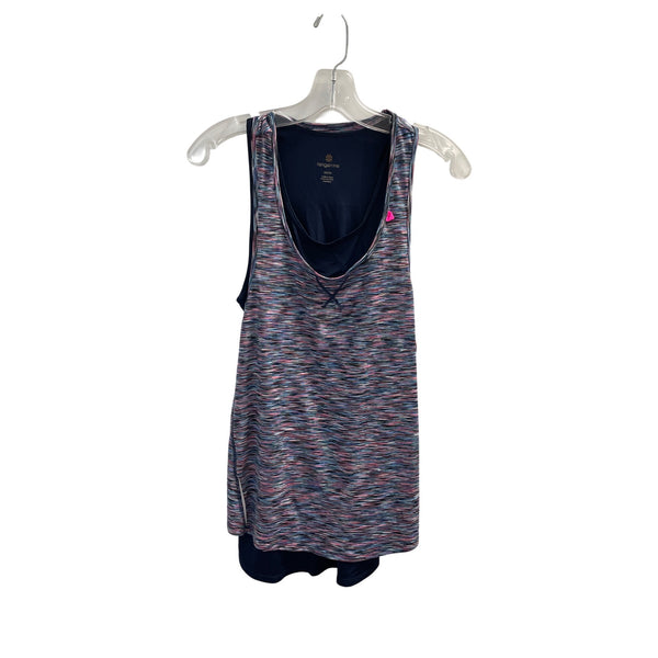 Tangerine Womens Multicolor Tank Top Medium Lightweight Sleeveless Athletic Wear
