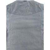 Koret Womens Medium Gray Full-Zip Fleece Jacket With Quilted Panels & Pockets