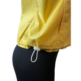 N.R.I Yellow Sleeveless Button Down Vest Jacket W Adjustable Hem Sz 6