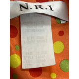 N.R.I Yellow Sleeveless Button Down Vest Jacket W Adjustable Hem Sz 6