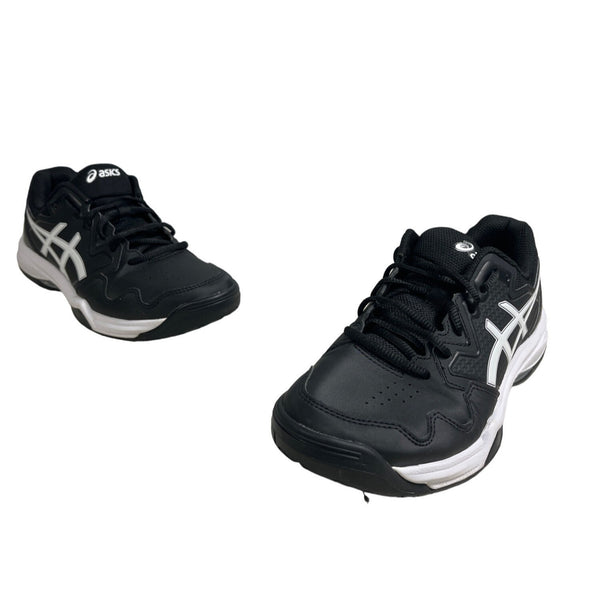 Asics Men's Gel Dedicated 7 Black And White Running Shoes Sz 9.5- NWOB