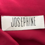 Vintage-Inspired Long Sleeve Blouse W/ Black Bow Tie Neck By Josephine Size 6