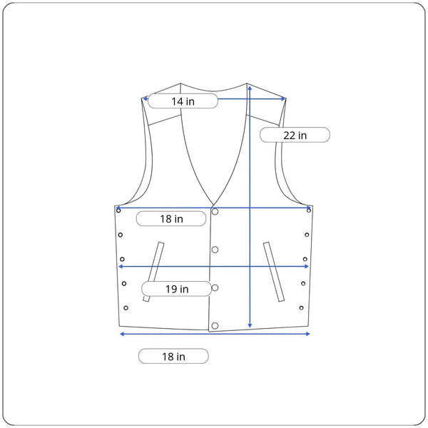 Jordache Vintage Unisex Red Leather Western Country Boho Vest Sz M