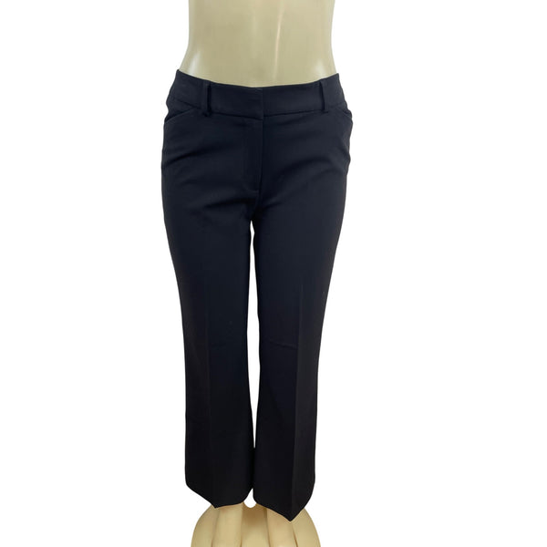 Kenar Womens Black Stretch Cropped Dress Pants Size 4 - New