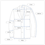 Vtg 60s Rosewin Women Brown Leather Faux Fur & Leather Coat With Shawl Collar