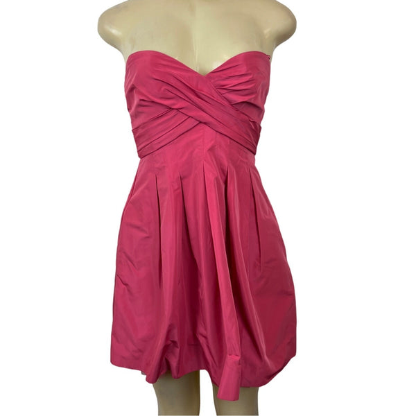 Bcbg Maxazria Women's Fuchsia Bubble Dress Sz 0 (EUR 30)