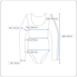 Free People By Intimately Vintage-Inspired Off-White Collared Ribbed Knit Long Sleeve Bodysuit