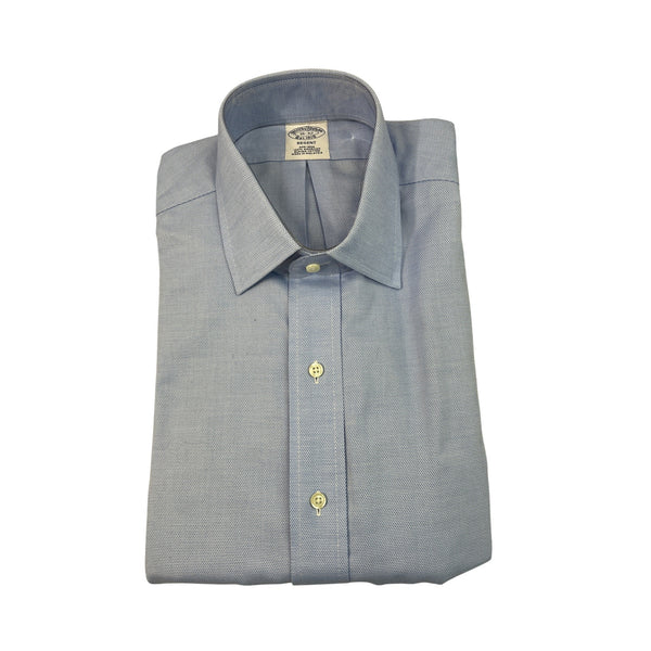 Brooks Brothers Regent Dress Shirt Light Blue Long Sleeves Mens Size 16-32