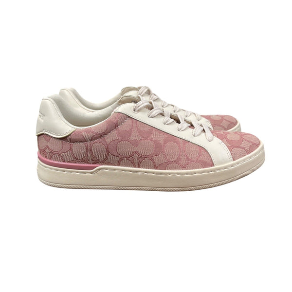 Coach Womens Pink Signature Sneakers Size 9B US - NEW