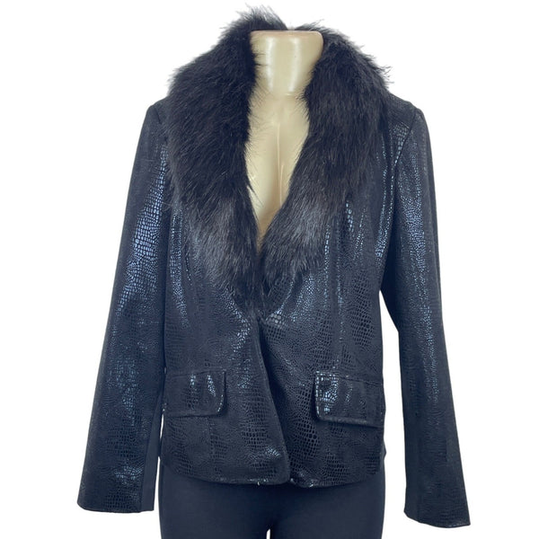 Chico’s Women's Black Blazer Size 2 (EUR 34)