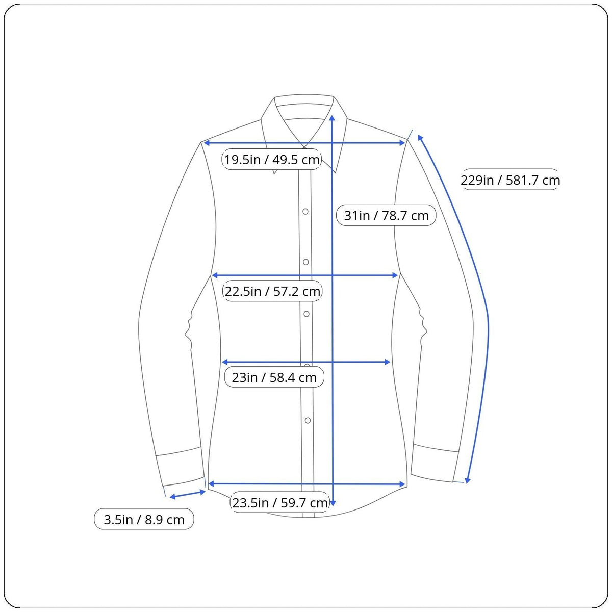 Vintage Mickey Inc Bambi & Flower Embroidered Blue Button-Up Shirt Size L